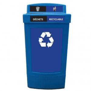 Station poubelle recyclage Centry recycling station container bin Nova Mobilier CD CENTRYB2C 3 web