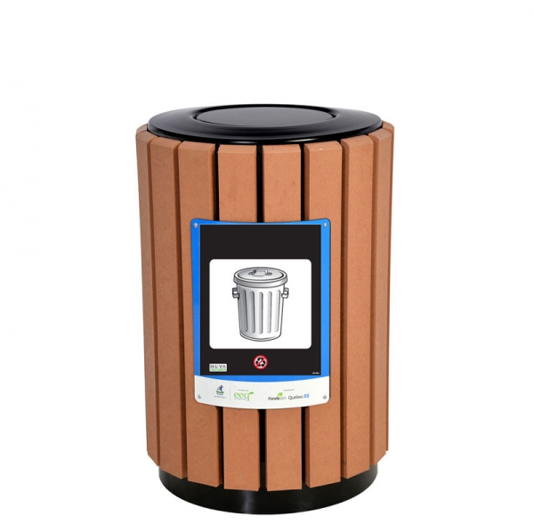 Poubelle urbaine panier a rebut urbain bin receptacle container city d 2 nova mobilier web
