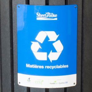 2 plaques d&rsquo;aluminium et affiche Recyclable de 20.3 x 25.4 cm